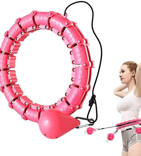 18-24Knots Adjustable Exercise Hoop Smart Exercise Hoop Weight Loss
